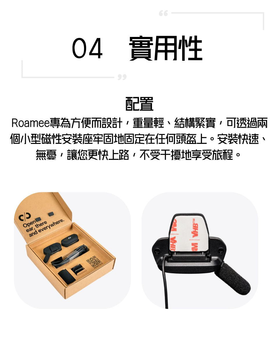 Roamee 單車頭盔藍牙免持